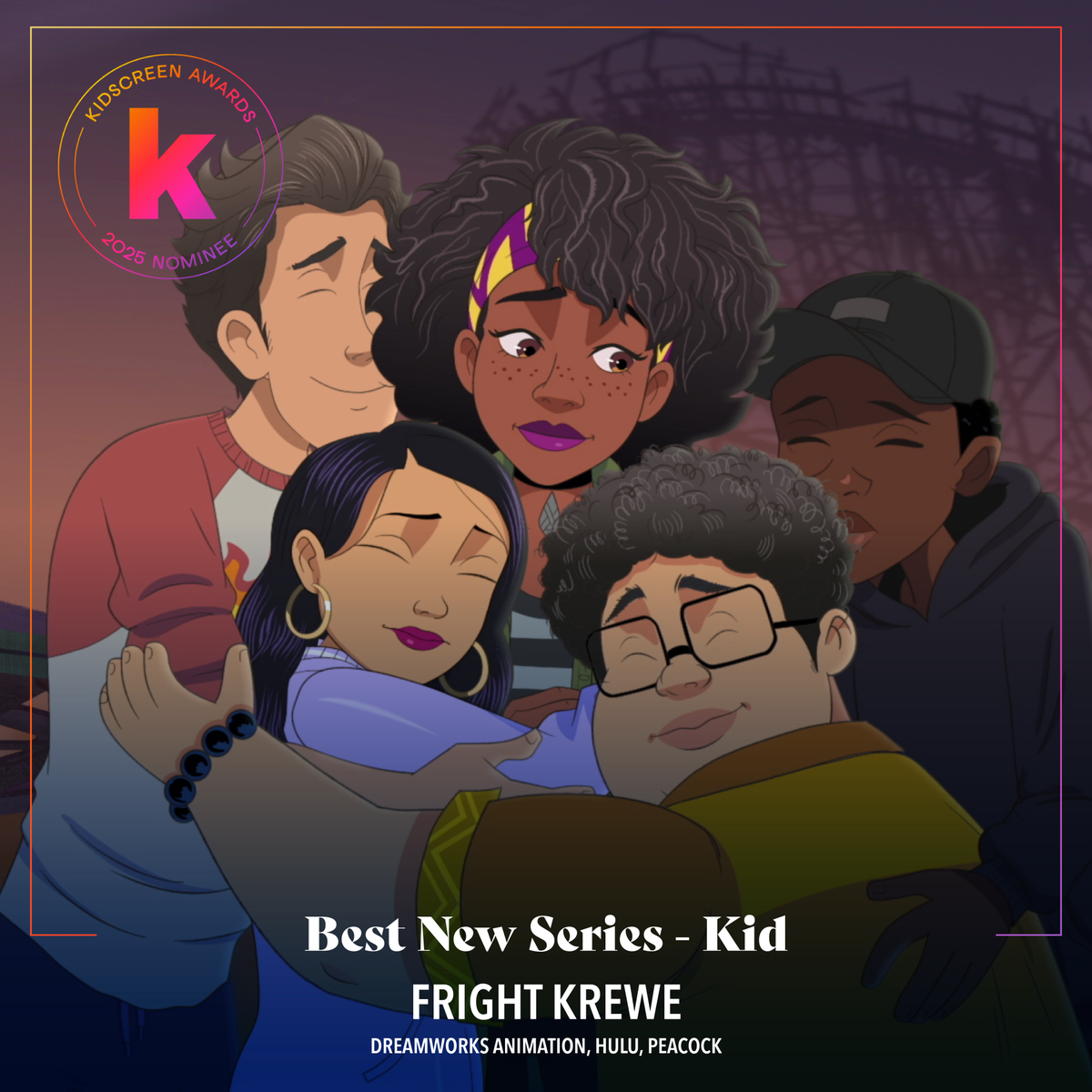 DreamWorksTV's tweet image. Congratulations to the cast and crew of #FrightKrewe, #Curses, and #OrionAndTheDark on their @kidscreen Award nominations!
