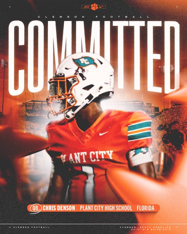 GO TIGERS 🐅🧡💜 !!! 
<a href="/ClemsonFB/">Clemson Football</a> <a href="/CoachGRiley/">Garrett Riley</a> <a href="/TajhB10/">Tajh Boyd</a> <a href="/Clements_TJC/">Tyler Clements</a> <a href="/joshjwall16/">Josh Wall</a> <a href="/CoachZachFulmer/">Zach Fulmer</a> <a href="/Coach_Grisham/">Tyler Grisham</a> <a href="/QBcoach1/">Chip Bennett</a> <a href="/CJBennett_08/">The Stable</a> <a href="/TomLoy247/">Tom Loy</a> <a href="/JohnGarcia_Jr/">John Garcia, Jr.</a> <a href="/ChadSimmons_/">ChadSimmons</a> <a href="/polk_way/">PolkWay</a> <a href="/H2_Recruiting/">Hasani (H2) | Football Recruiting</a> <a href="/Andrew_Ivins/">Andrew Ivins</a> <a href="/Coachwbbaker/">Will Blankenbaker</a> <a href="/_housecall/">Terrence Hicks</a>