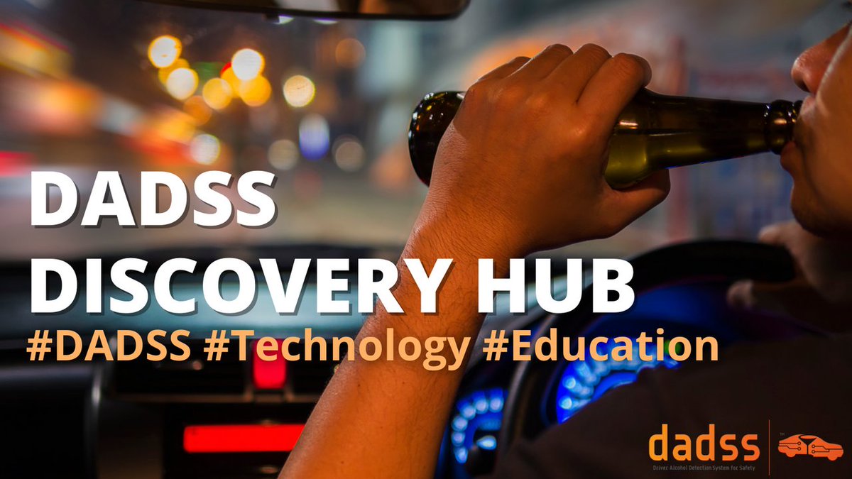 Have you checked out the DADSS #DiscoveryHub? Learn more about the #DADSS program and take #STEM courses to learn more about the dangers of alcohol-impaired driving and the innovative technologies currently in development to make our roads safer. bit.ly/3zZTmP8