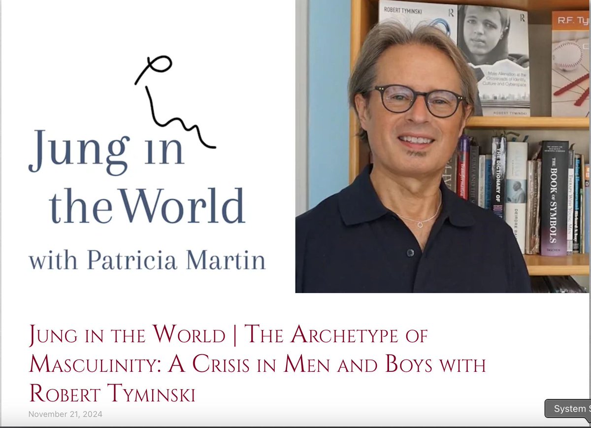 A fantastic new episode of Jung in the World at the @jungchicago is out now! Thank you Robert Tyminski for the research you are doing on masculinity within the collective social experience. Link: jungchicago.org/blog/jung-in-t…