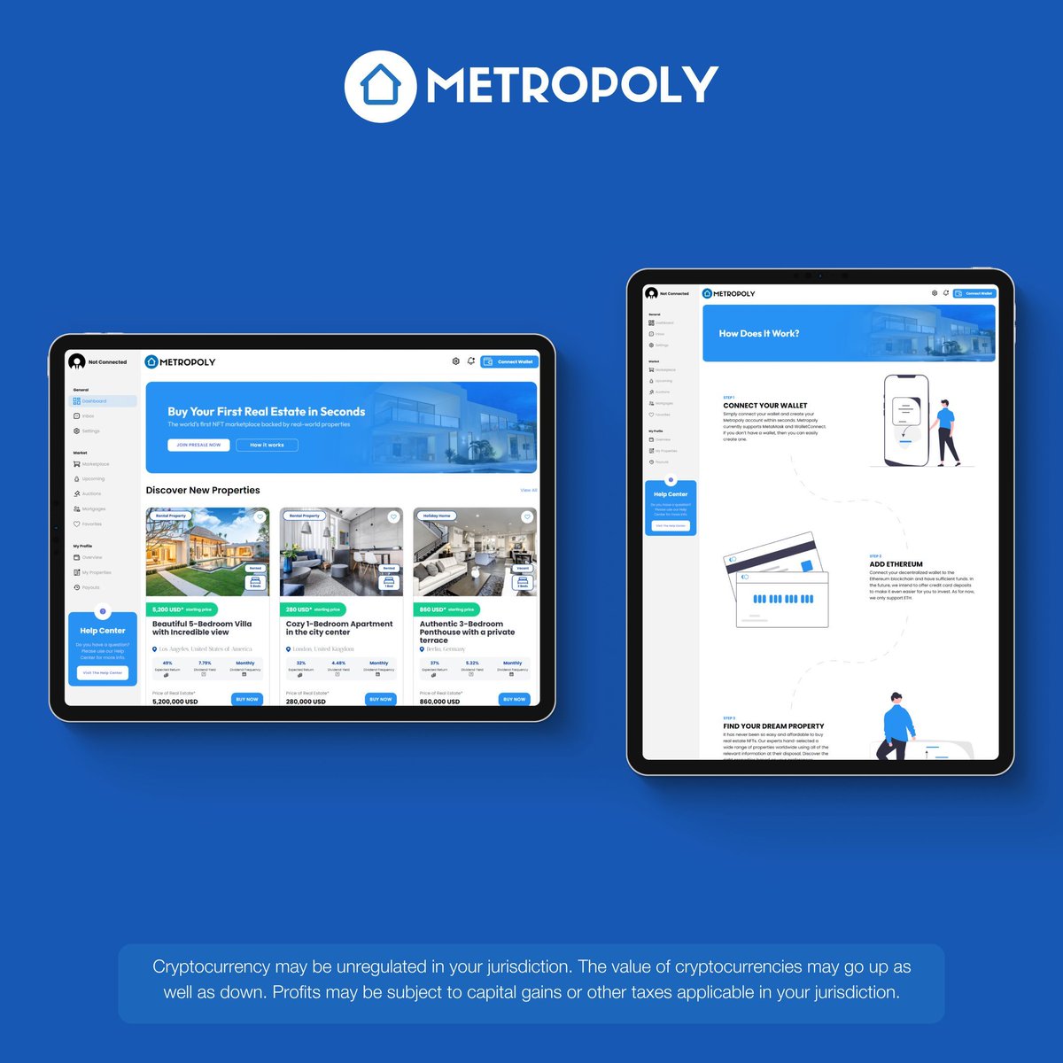 Discover the future of real estate investment!

With Metropoly, you can explore, bid, and invest in global properties like never before. 

Explore now: metropoly.io 

#metro #metropoly #cryptocurrency #bitcoin #blockchain #btc #crypto #ethereum #realestate #house