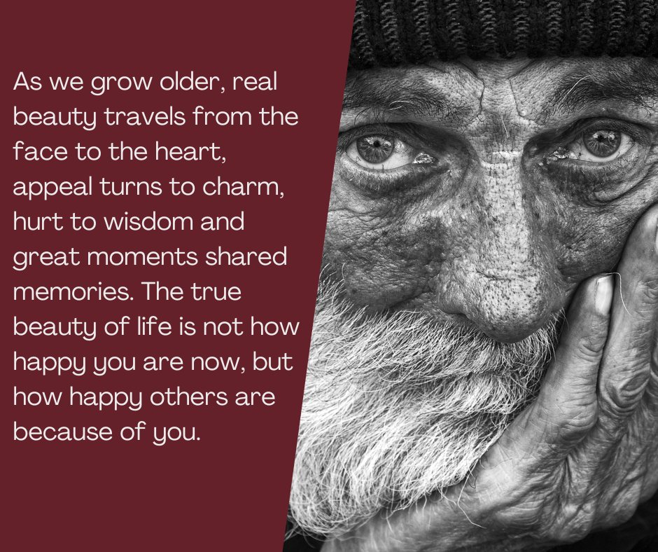 JonathanGi23295's tweet photo. As we grow older, real beauty travels from the face to the heart, appeal turns to charm, hurt to wisdom and great moments shared memories. The true beauty of life is not how happy you are now, but how happy others are because of you. 

#TrueBeauty #AgingGracefully #BeautyFromWith https://t.co/oSSvIMCs6d