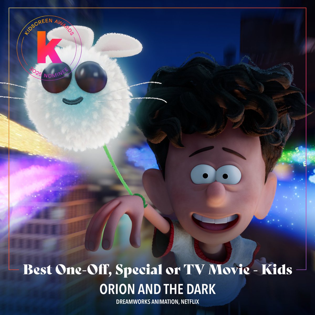 Congratulations to the cast and crew of #FrightKrewe, #Curses, and #OrionAndTheDark on their <a href="/kidscreen/">Kidscreen</a> Award nominations!