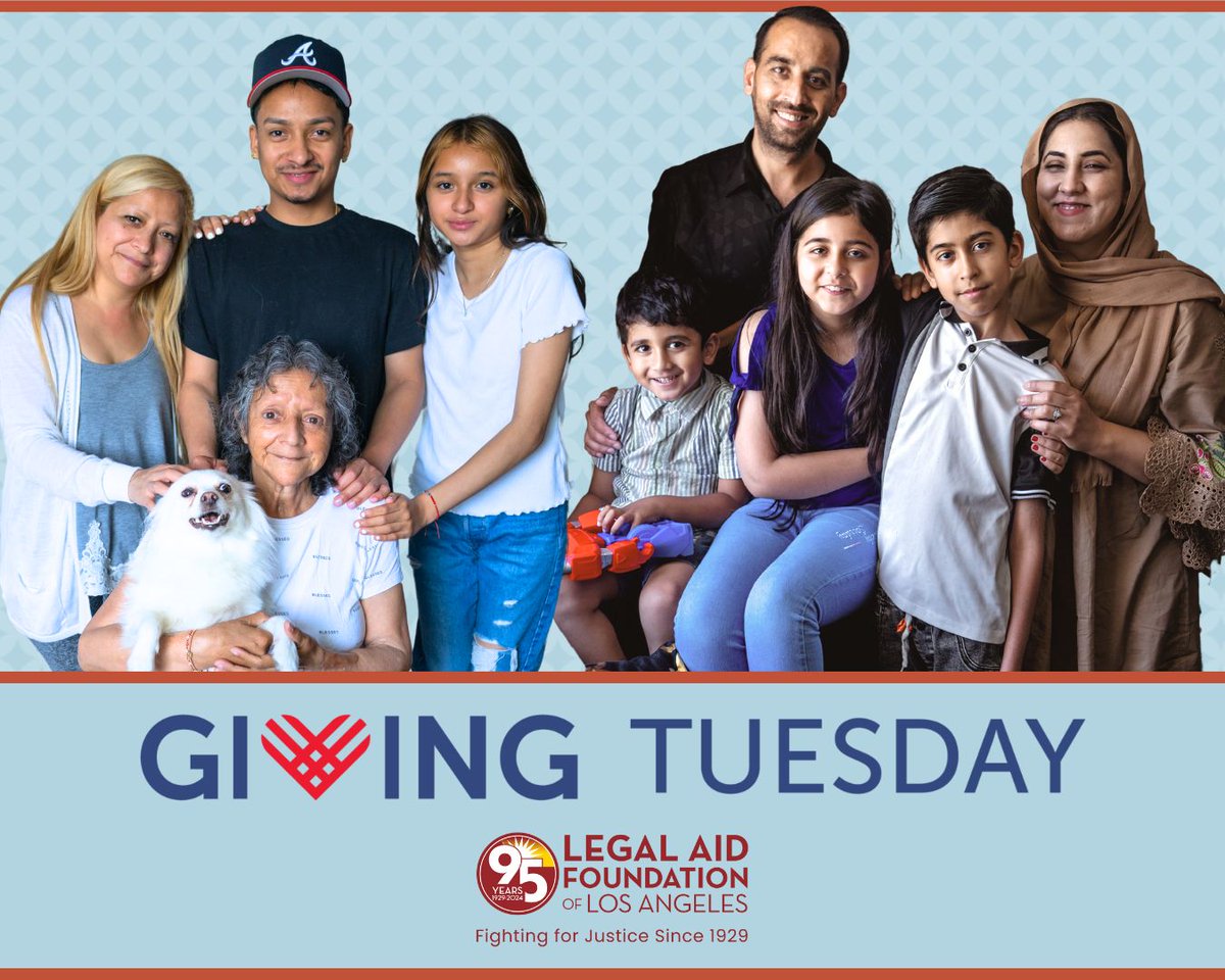 Legal Aid Foundation of Los Angeles (@legalaidla) on Twitter photo Happy Thanksgiving from <a href="/LegalAidLA/">Legal Aid Foundation of Los Angeles</a>! As you gather with your loved ones, we hope you’ll remember the change we can make—together. That's why we're participating in #GivingTuesday, a global initiative harnessing the power of collective action. Learn more: lafla.org/support-our-wo… Happy Thanksgiving from <a href="/LegalAidLA/">Legal Aid Foundation of Los Angeles</a>! As you gather with your loved ones, we hope you’ll remember the change we can make—together. That's why we're participating in #GivingTuesday, a global initiative harnessing the power of collective action. Learn more: lafla.org/support-our-wo…