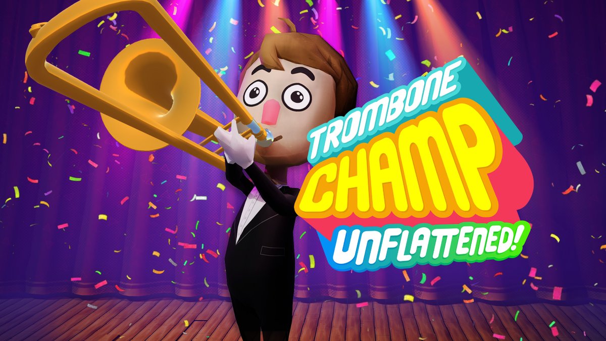 The VR version of Trombone Champ is FINALLY OUT!!
Trombone Champ: Unflattened! is available on Steam VR, Playstation VR and Meta Quest 🎺🎉

Steam: store.steampowered.com/app/3151670/Tr…
PSVR2: store.playstation.com/en-us/concept/…
Meta Quest: meta.com/experiences/tr…