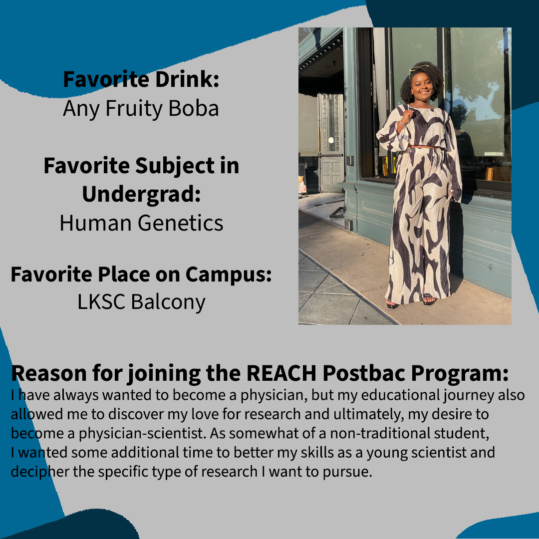 StanfordReach's tweet image. Get to know #postbacscholar Alicia before her Instagram takeover on December 4th!
#REACHScholar #StanfordREACH #pathwayprogram #womeninstem #representationinstem