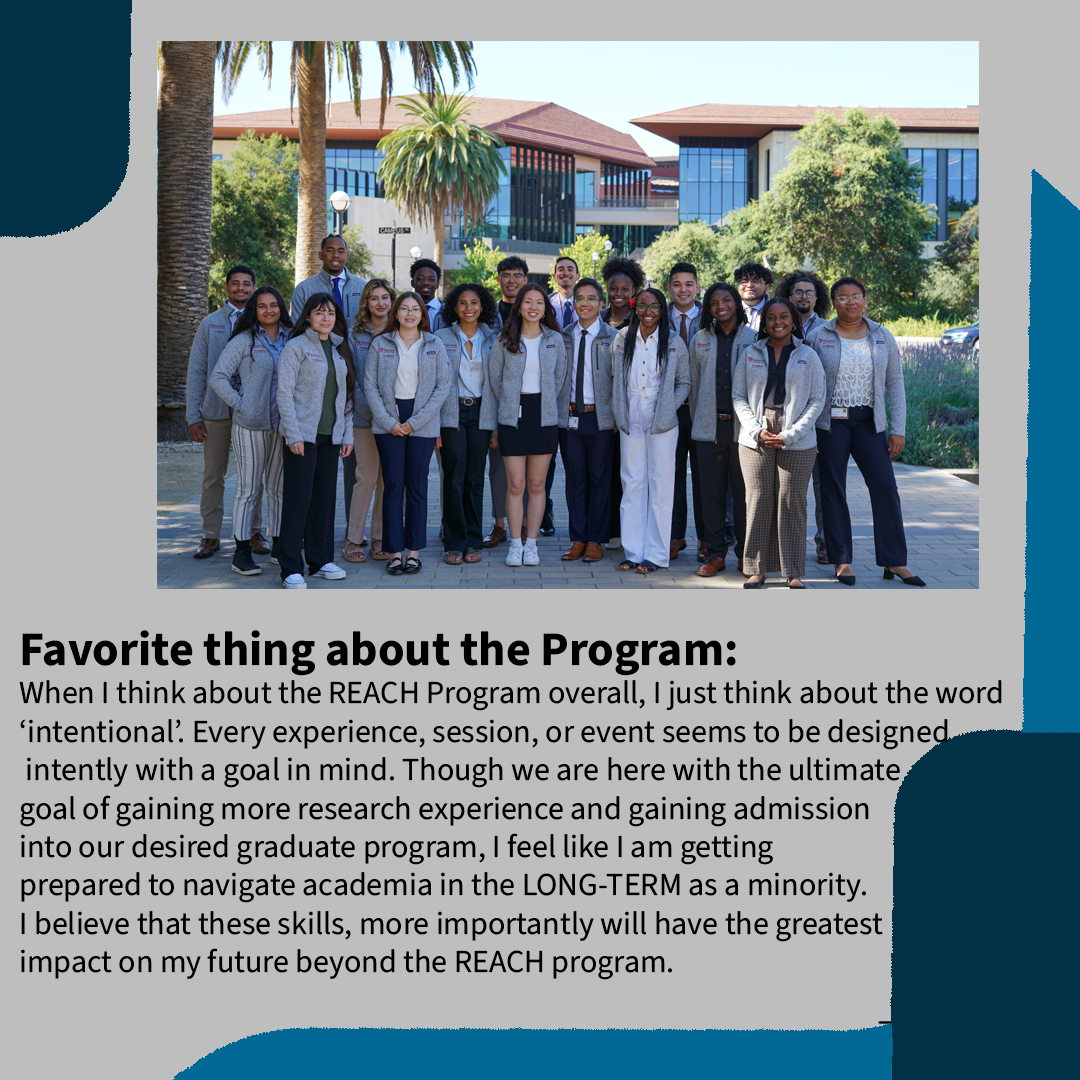 StanfordReach's tweet image. Get to know #postbacscholar Alicia before her Instagram takeover on December 4th!
#REACHScholar #StanfordREACH #pathwayprogram #womeninstem #representationinstem