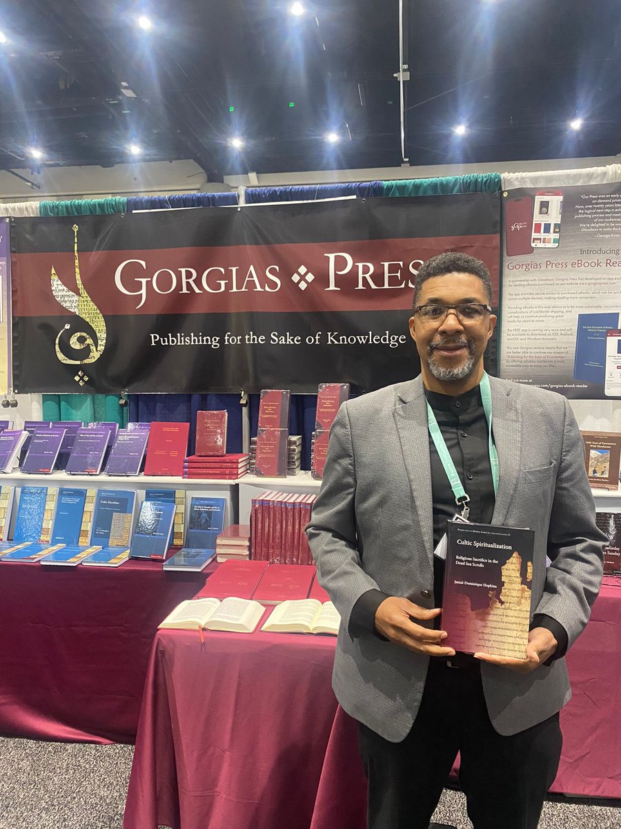 gorgiaspress's tweet image. Great to see authors Kelli Gibson and Jamal-Dominique Hopkins at our #SBLAAR24 booth - 713! Come by today and save 50% in our last day conference sale.