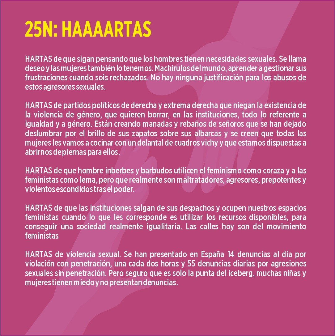 8m_toledo's tweet photo. 25N: HAAAARTAS!!!!! https://t.co/MYZiTXF5kQ