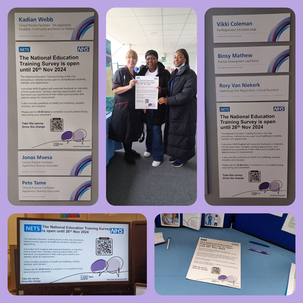 📢Calling all #LGTLearners
⌛️only a few hrs left to complete #NETS24.
If you are yet to complete, the posters are up in all clinical practice placement areas.  The QR code is on 🖥 screensavers and in <a href="/LG_NHS/">Lewisham and Greenwich NHS Trust</a> news.
<a href="/LG_NHS/">Lewisham and Greenwich NHS Trust</a> &amp; <a href="/NHSHEE_LDN/">NHSE Workforce, Training and Education - LDN</a> want to hear your voice.
#InItTogether