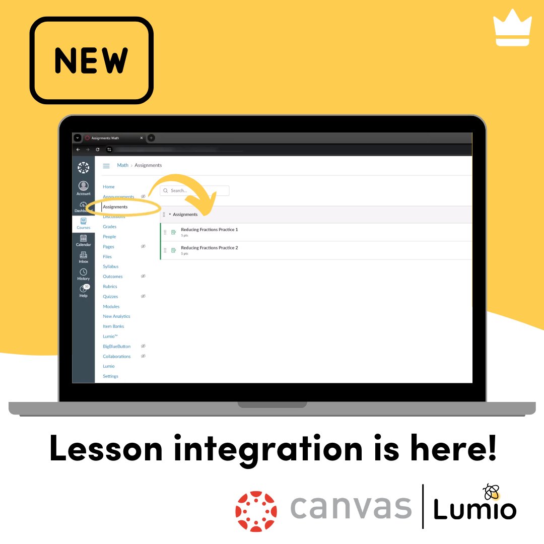 LumioSocial's tweet photo. 📣 Spark users!
You can now assign Lumio files to your students directly within Canvas and Schoology platforms. It’s a great way to integrate your lessons and keep everything organized in one place. 🙌🏻
#GoLumio #TeachersofIG https://t.co/19KFIS7Stx