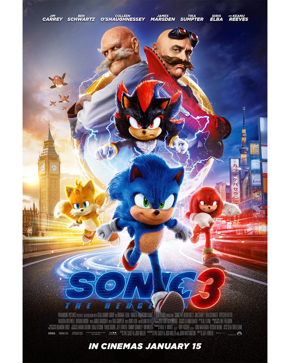 paramountpicsph's tweet image. Speed vs. Power. #SonicMovie3 - #SonicMovie3 - in PH cinemas JAN 15.
