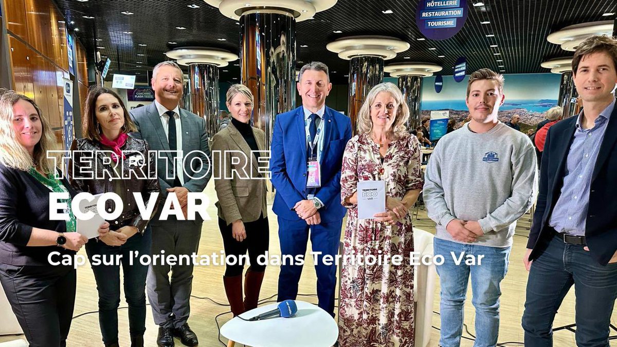 Pour son 11e numéro, "Territoire éco Var" s'est installé au cœur de la Nuit de la formation de la <a href="/CCIduVar/">CCI Var</a> au palais Neptune de Toulon
➡️ youtube.com/watch?v=PLa95g…
<a href="/touloncongres/">ToulonPalaisNeptune</a> <a href="/Var_Matin/">Var-matin</a> 
<a href="/amandroussel/">Amandine Roussel</a> <a href="/mcberenger/">Marie-Cécile Bérenger</a> 
<a href="/SDonsey/">Sophie Donsey</a> <a href="/lorisbiondi/">Loris Biondi</a> 
<a href="/DenisCarreaux/">Denis Carreaux</a> <a href="/oliviermarino/">Olivier Marino</a>