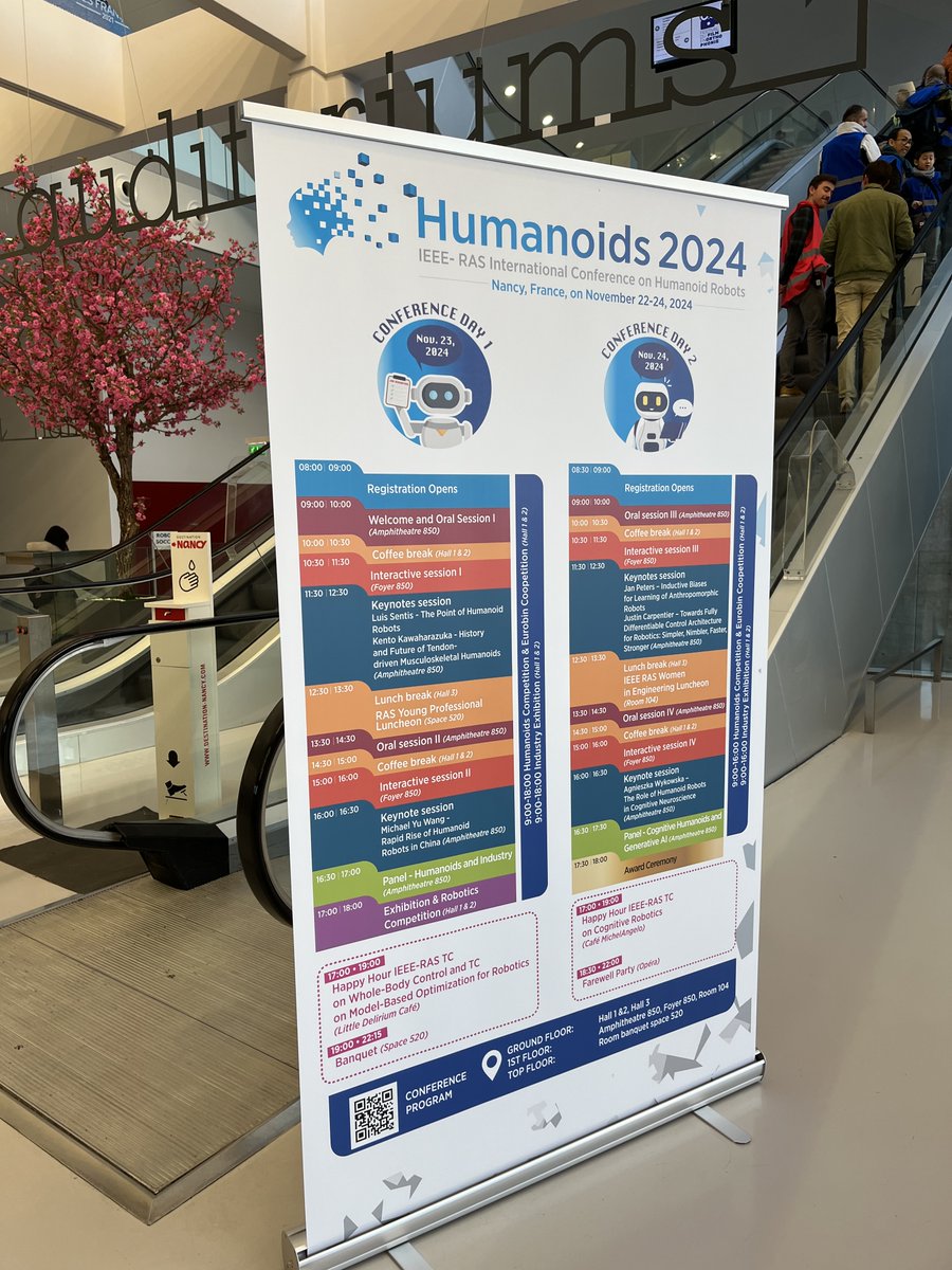Just presented my paper on robot multitasking and LLM memory at IEEE HUMANOIDS 2024 in Nancy, France! Great insights on humanoid robots, cognitive robotics and generative AI.
🔗paper and demo: github.com/hassanali-90/L…

#humanoids2024 #AI #robotics