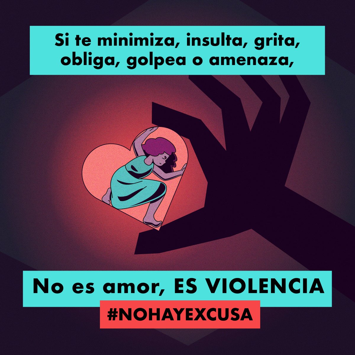 enlacolmena's tweet photo. Todas merecemos relaciones sin violencia. #NOHAYEXCUSA🙅🏻‍♀️ Aprende a identificar las 🚩señales de alerta🚩, para saber que te estás enfrentando a violencia de género. ​

👉 ¡Comparte para ayudar a otras mujeres, niñas y adolescentes! 😌#SomosColmena #OIM #whpinaction https://t.co/gGXZbRQxhi