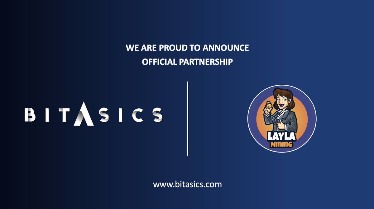 Bitasics's tweet image. #Bitasics is proud to announce our official partnership with @LaylaAli00, an established mining expert. We look forward to providing our professional mining solutions and services to the #MiddleEast market. #Bitcoin #BTC #DataCenter #HPC #BitcoinMining