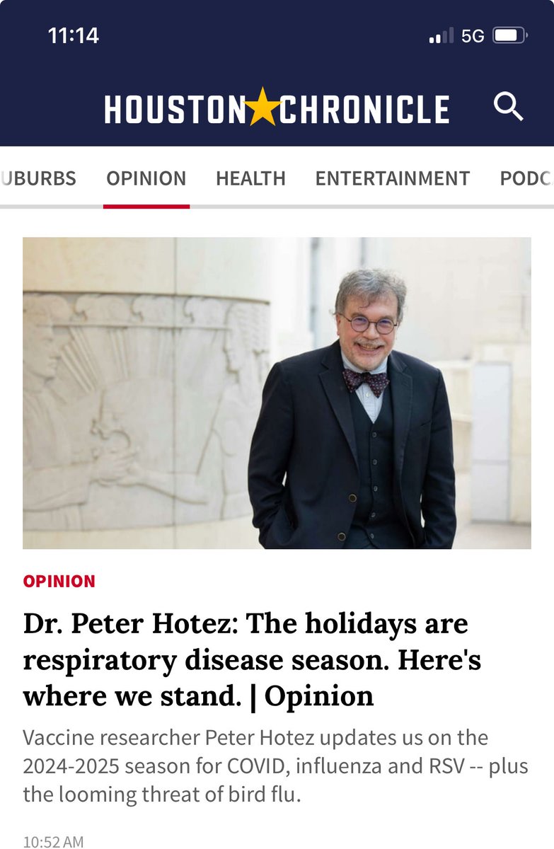 Prof Peter Hotez MD PhD (@peterhotez) on Twitter photo 