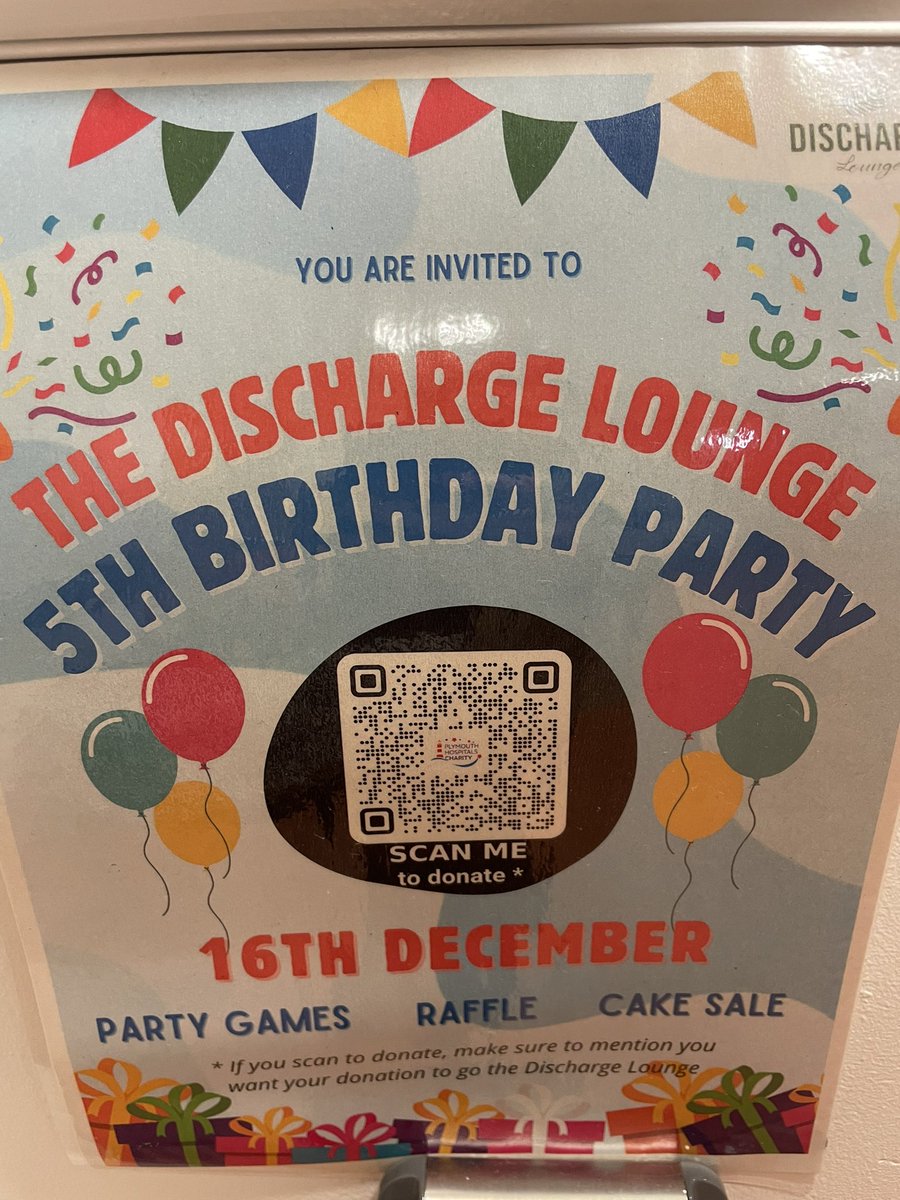 Nicky Metcalfe (@nickymetty) on Twitter photo Come and join us on the 16th December to celebrate 5 years of the Discharge Lounge <a href="/UHP_NHS/">University Hospitals Plymouth NHS Trust</a> <a href="/kellyannwhalley/">Kellyannwhalley</a> π Come and join us on the 16th December to celebrate 5 years of the Discharge Lounge <a href="/UHP_NHS/">University Hospitals Plymouth NHS Trust</a> <a href="/kellyannwhalley/">Kellyannwhalley</a> π