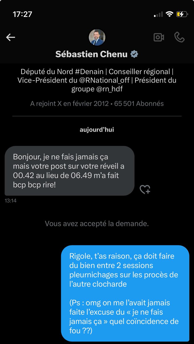 MelodySchpritz's tweet photo. Mais non @sebchenu reviens j’ai encore plein de blague !! Par exemple celle d’un mec pacsé de 51 ans qui DM des twinks sur twitter au lieu de se soucier de ses propres casseroles !!! https://t.co/21SHSEvJng