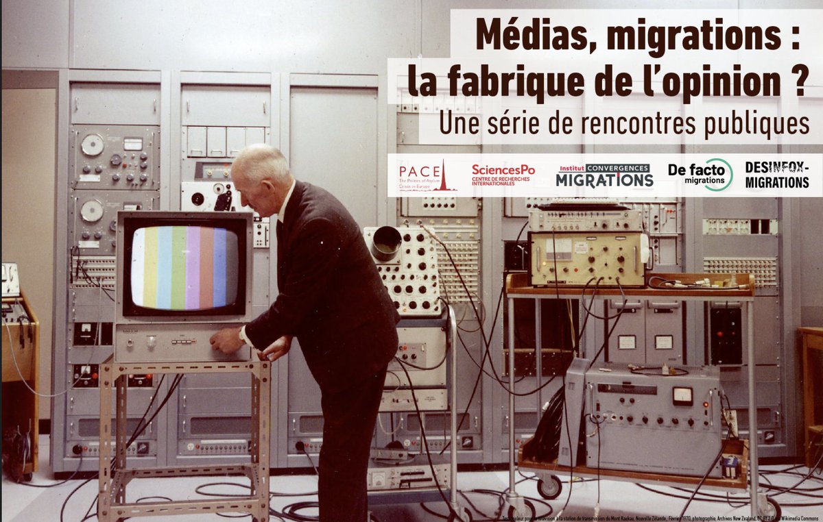 Désinfox Migrations (@desinfoxmig) on Twitter photo Jeudi 12 décembre de 9h à 10h
La diversité et les migrations dans les médias : objet de discours et incarnations
Avec Patrick Simon, <a href="/Ndj_estelle/">Estelle Ndjandjo</a> <a href="/o_ndiaye/">Ousmane Ndiaye</a> et <a href="/MF_Malonga/">MALONGA Marie-France</a>
organisé par <a href="/CERI_SciencesPo/">CERI Sciences Po</a> et <a href="/ICMigrations/">Institut Convergences Migrations</a>
Pour s'inscrire : sciencespo.fr/agenda/fr/even… Jeudi 12 décembre de 9h à 10h
La diversité et les migrations dans les médias : objet de discours et incarnations
Avec Patrick Simon, <a href="/Ndj_estelle/">Estelle Ndjandjo</a> <a href="/o_ndiaye/">Ousmane Ndiaye</a> et <a href="/MF_Malonga/">MALONGA Marie-France</a>
organisé par <a href="/CERI_SciencesPo/">CERI Sciences Po</a> et <a href="/ICMigrations/">Institut Convergences Migrations</a>
Pour s'inscrire : sciencespo.fr/agenda/fr/even…
