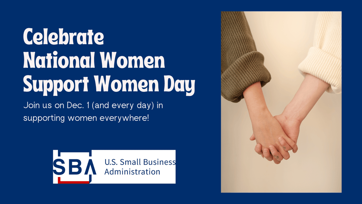 In recognition of National Women Support Women Day, SBA’s Office of International Trade will participate in a free webinar on the STEP grant with an all-female line-up of panelists.  

Register here:  trade.gov/step-exporting…