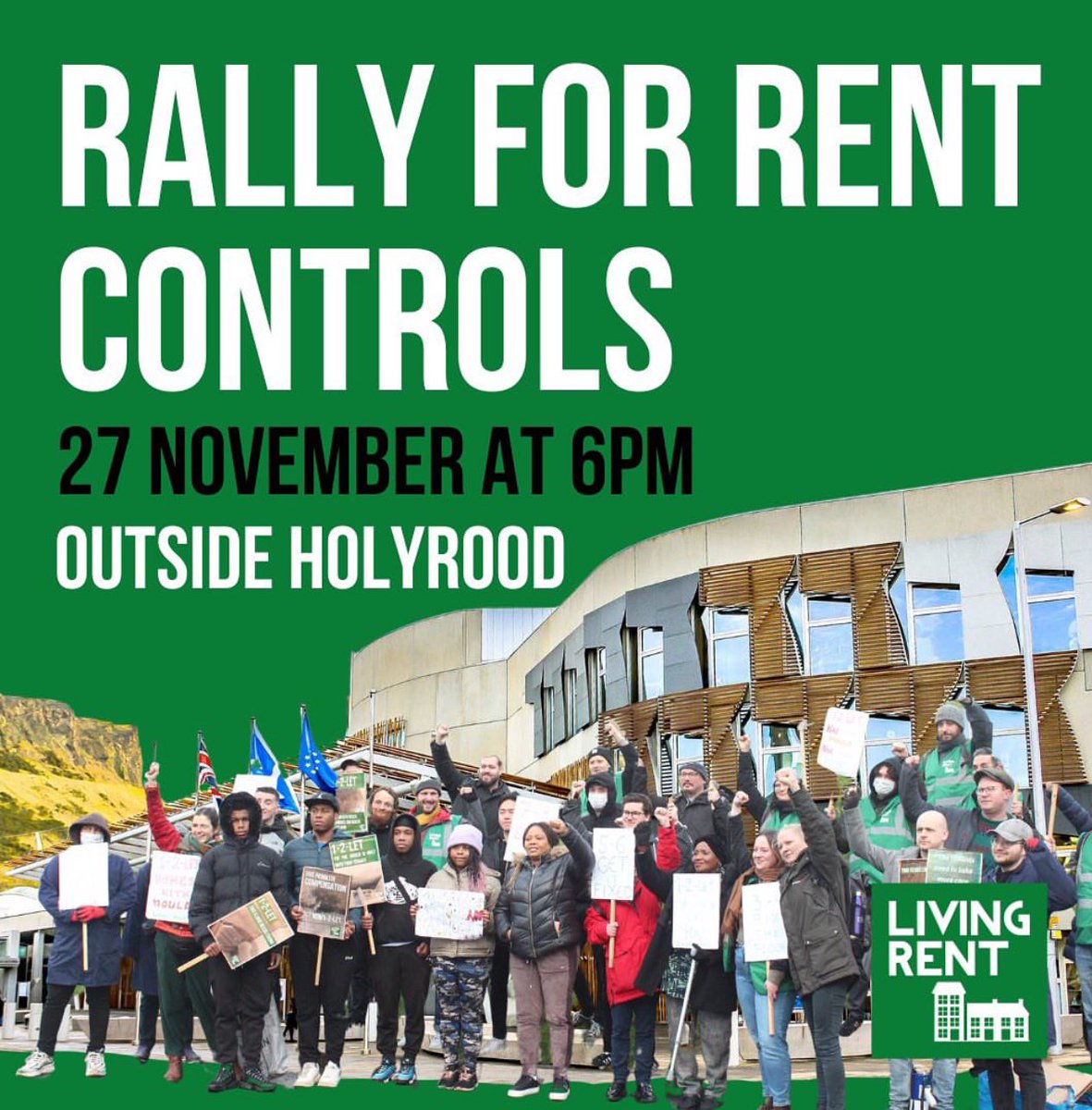 UNISON NHS Glasgow Clyde & CVS Branch (@unisonnhsggc) on Twitter photo 🟩 Our comrades in <a href="/Living_Rent/">Living Rent</a> are rallying outside the parliament on Wednesday 27 November.
This is ahead of the debate on stage 2 of the Housing Bill. This would bring in permanent systems of rent controls across Scotland.
If you can find the time to attend, please do. 🟩 Our comrades in <a href="/Living_Rent/">Living Rent</a> are rallying outside the parliament on Wednesday 27 November.
This is ahead of the debate on stage 2 of the Housing Bill. This would bring in permanent systems of rent controls across Scotland.
If you can find the time to attend, please do.