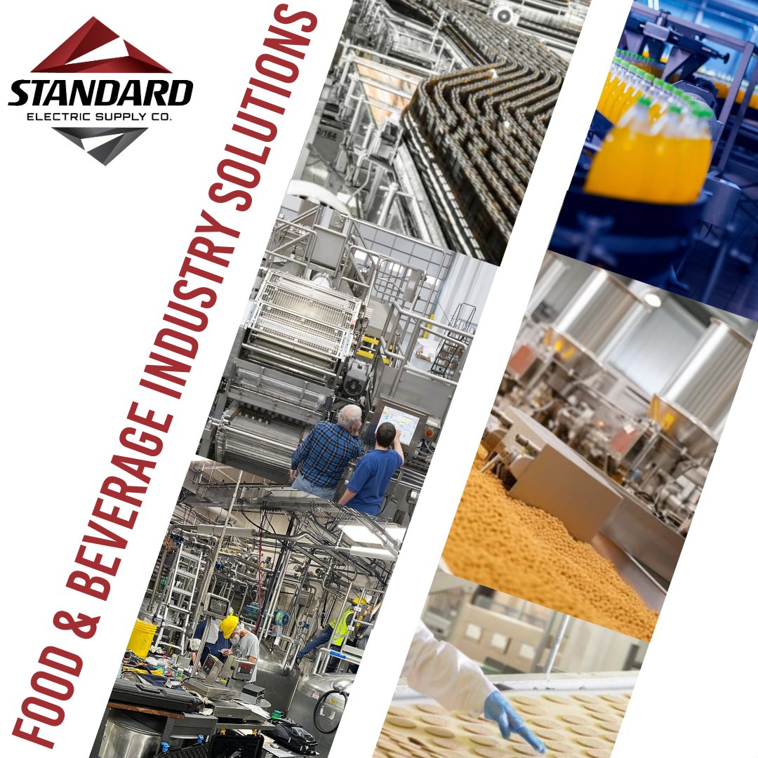We've partnered with businesses in the food and beverage industry for over 20 years, providing solutions for a wide range of product categories. No matter what product you're making, Standard Electric has solutions for you ➡️ hubs.li/Q02Zr7C30