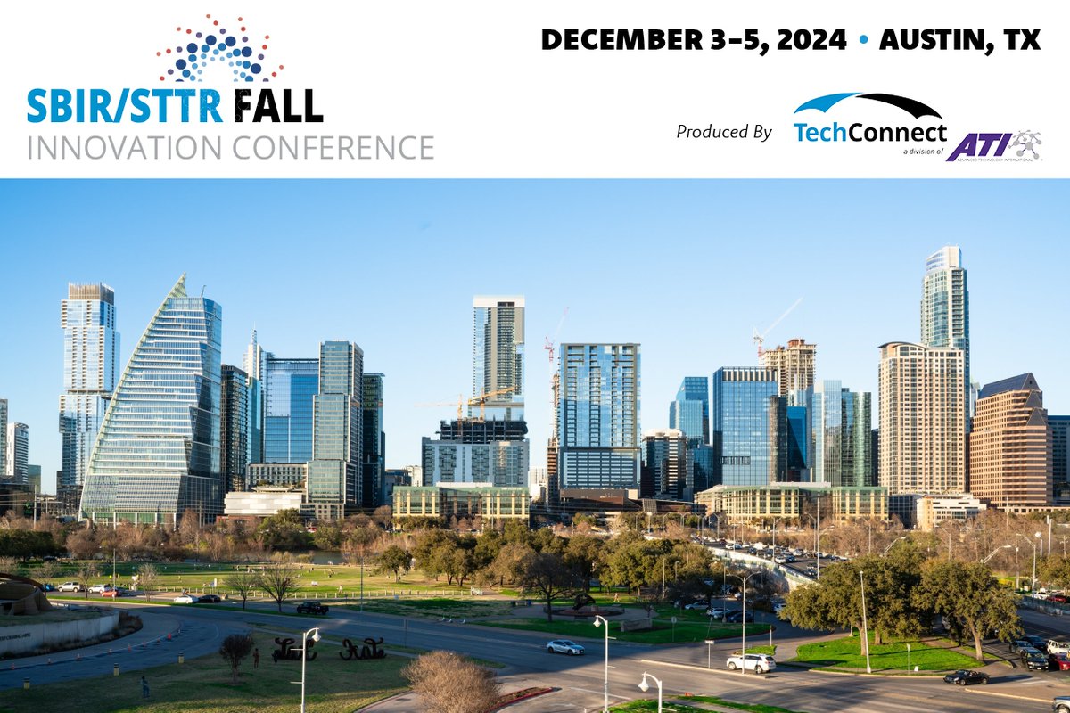 See you there! The #SBIR #STTR Fall Innovation Conference is NEXT WEEK in Austin, TX! These programs ignite R&amp;D and high-tech #innovation. Join us at #DTC24 and turn your technological ideas into reality! #SeedtheFuture lnkd.in/d4pac68