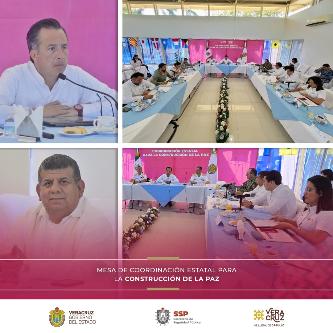 Dando cumplimiento a las políticas públicas en materia de seguridad y protección ciudadana implementadas por el Gob. <a href="/CuitlahuacGJ/">Cuitláhuac García</a>, este día se realizó la Mesa de Coordinación para la Construcción de la Paz, donde participó el Srio. de SSP, Cap. Cuauhtémoc Zúñiga Bonilla.