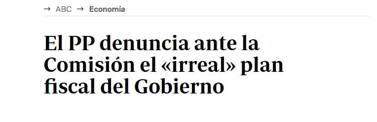 mjmonteroc's tweet photo. El PP dijo que no lo lograríamos, pero la @EU_Commission acaba de avalar el Plan Fiscal Estructural de España. Somos un país creíble y estable que cumple sus compromisos y que ha demostrado que es compatible reducir el déficit y la deuda y fortalecer el Estado de bienestar. https://t.co/10SOEyNG0d