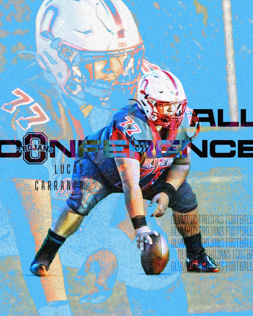 ⭕️lympic Football (@olympicfb) on Twitter photo Congrats <a href="/LCarranza_77/">Lucas Carranza</a> 25’ all conference selection. An accomplish beyond deserved for our team captian. Lead the way for 4 new starters on the OL and helped our offense finish first in every category run, pass and total points for the So Meck. 🅾️‼️ Congrats <a href="/LCarranza_77/">Lucas Carranza</a> 25’ all conference selection. An accomplish beyond deserved for our team captian. Lead the way for 4 new starters on the OL and helped our offense finish first in every category run, pass and total points for the So Meck. 🅾️‼️