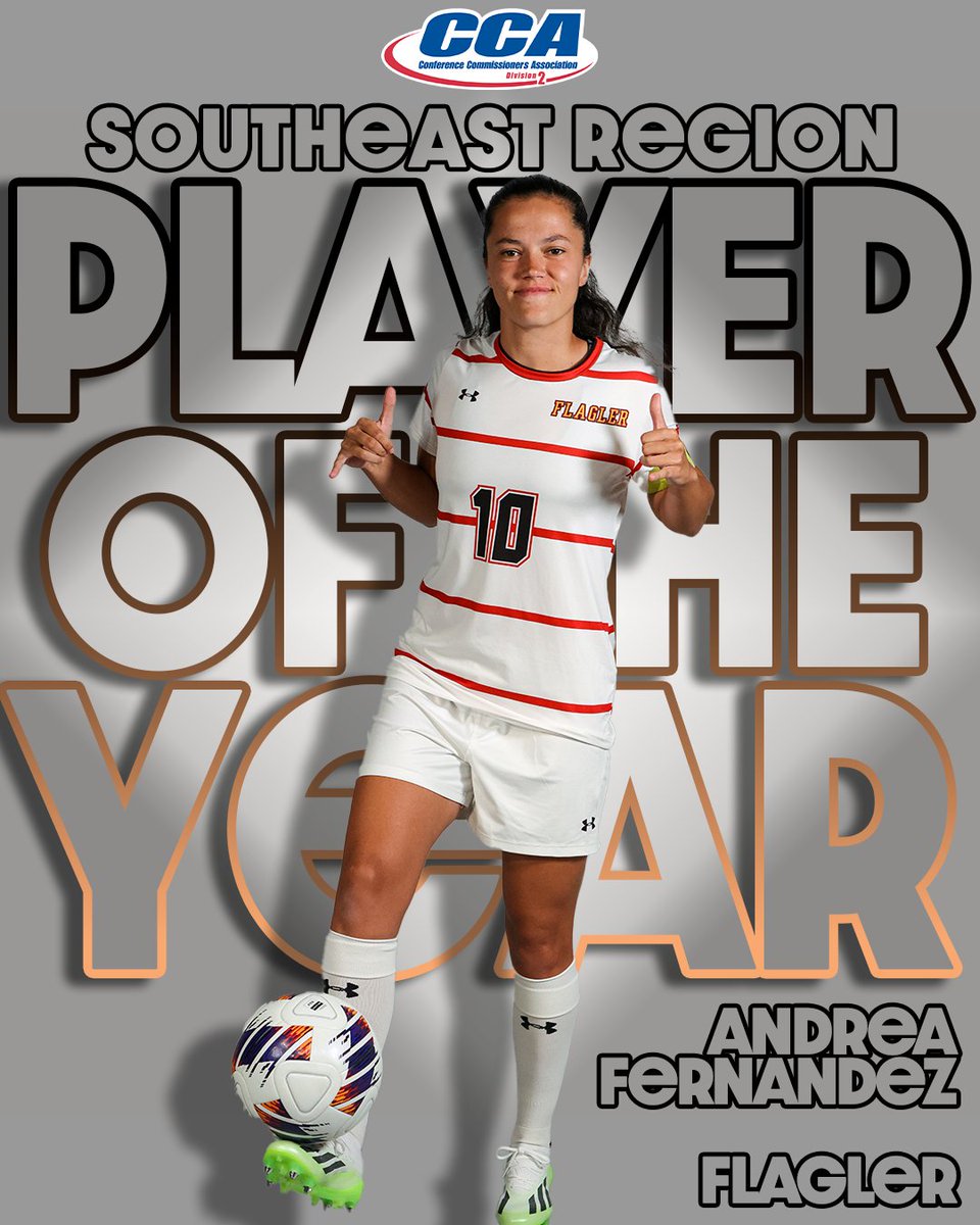 Andrea Fernandez has been named D2CCA Southeast Region Player of the Year🤩⚽🏆

#PBCDOMINANT