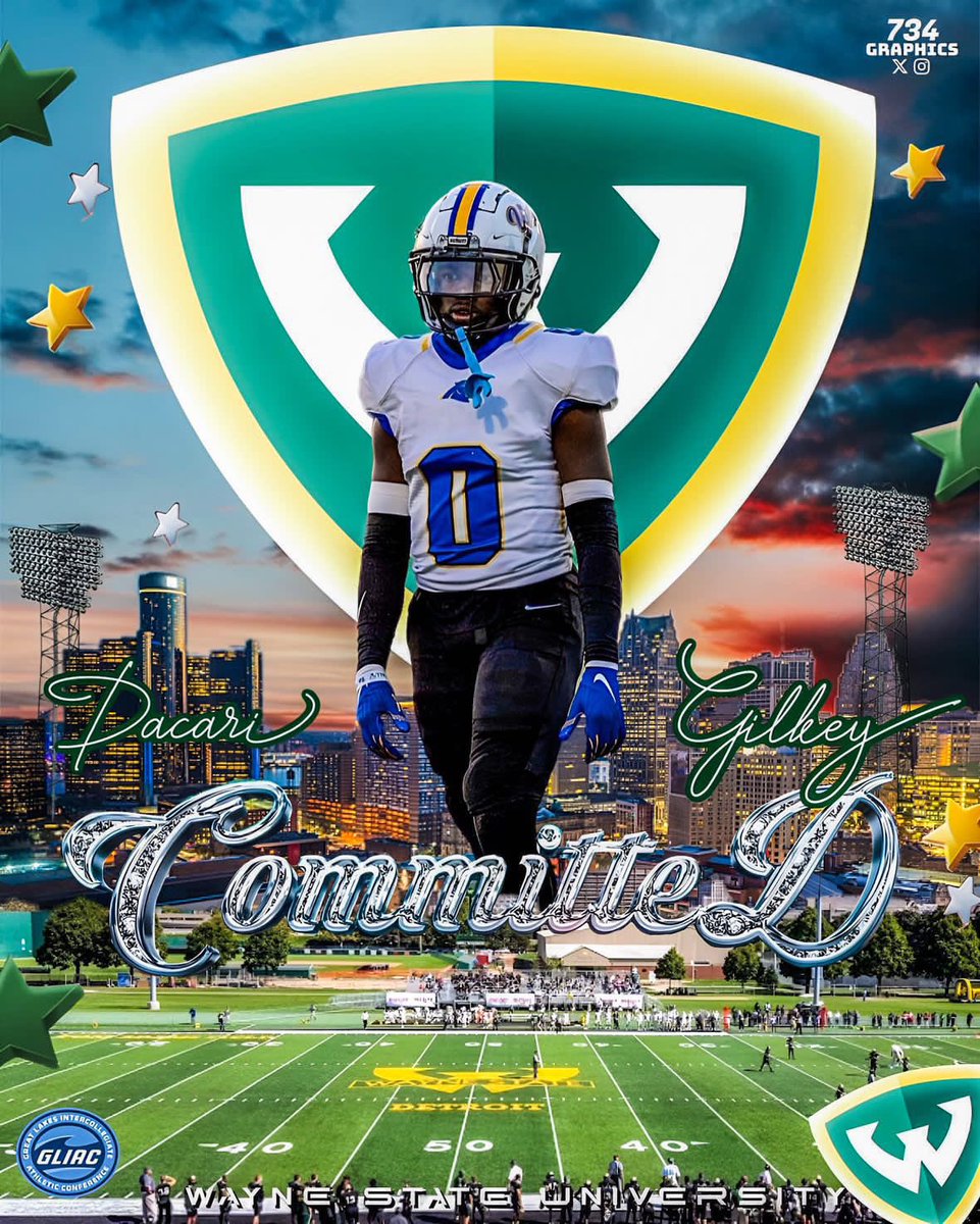 100% committed!💚💛 <a href="/Coach_Rob_WSU/">Antwon Robinson</a> <a href="/WSUWarriorsFB/">Wayne State University Football</a> <a href="/RisingStars6/">Rising Stars Academy</a> <a href="/CoachWheat6/">Tyrone Wheatley</a>