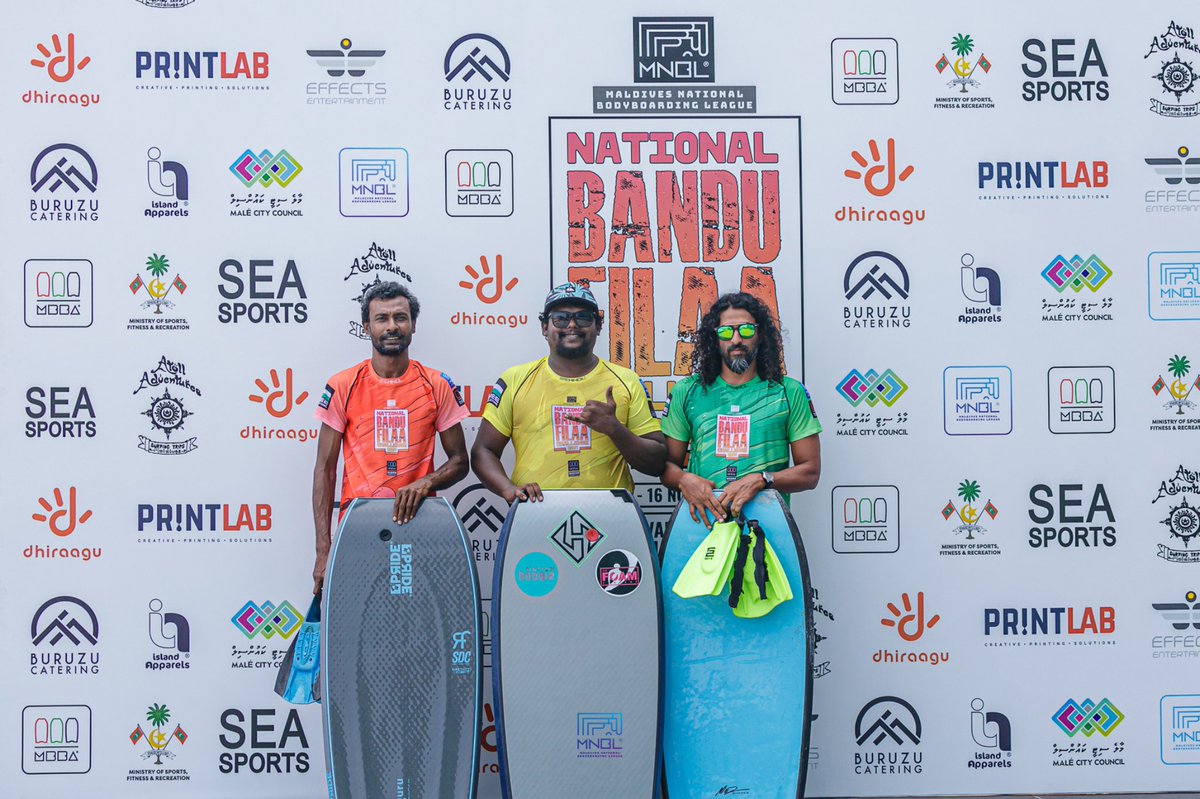 MBBAmv's tweet photo. Photo highlights from the Masters Division on the final day of the National Bandufilaa Challenge 2024.
📷 @ramonkamaldeen
#MNBL #MNBL2024 #bandufilaa24 #mvbodyboardingleague #MBBA #Bodyboarding #Maldives https://t.co/kdAHvMViAf