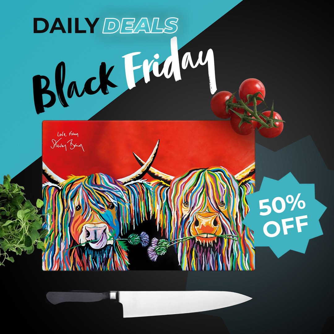 stevenbrownART's tweet image. Slice 50% OFF all Steven&apos;s stunning Chopping Boards. Today Only!!
stevenbrownart.co.uk/collections/gl…