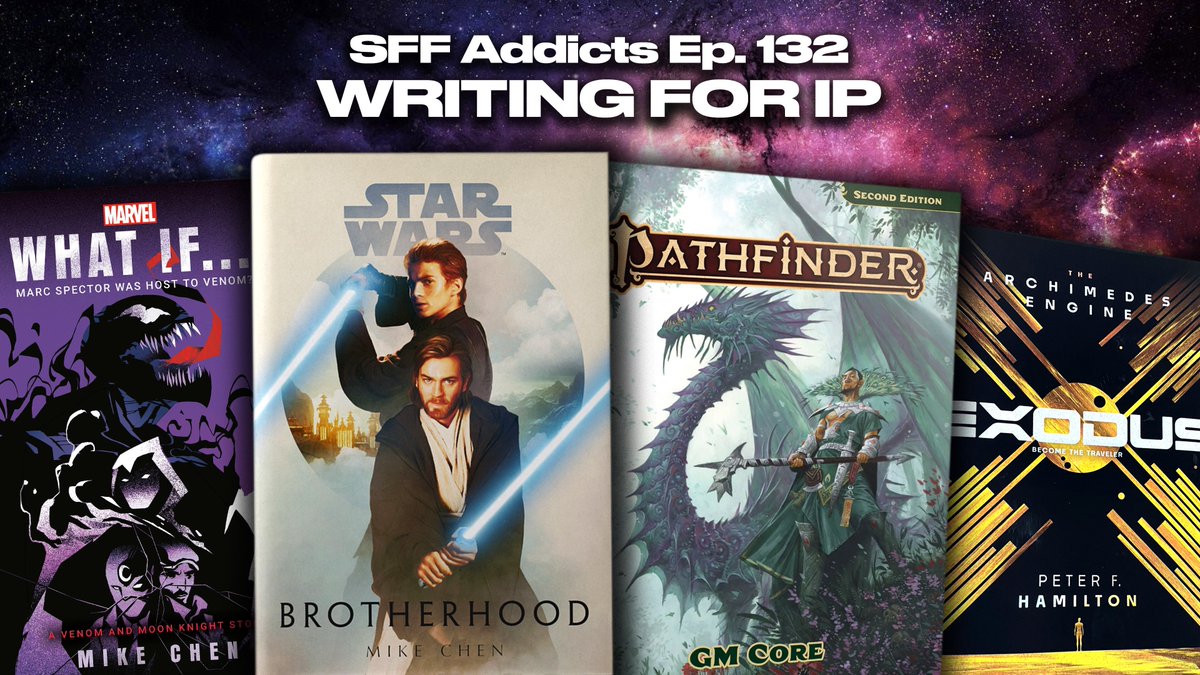 SFF Addicts Podcast (@sffaddictspod) on Twitter photo Ep. 132 is LIVE! Join co-hosts <a href="/adrianmgibson/">ADRIAN M. GIBSON 🍄💙 SFF Author & Book Designer</a> <a href="/mjkuhnbooks/">M. J. Kuhn</a> and guest authors <a href="/PeterFHamilton1/">Peter F. Hamilton</a> Mike Chen & <a href="/jameslsutter/">James L. Sutter (THE GHOST OF US out now!)</a> for their masterclass panel on WRITING FOR IP, diving deep into tie-ins.
Stream/download/watch Ep. 132:
linktr.ee/SFFAddicts
youtu.be/UKJqJYPopPI?si…
<a href="/Marvel/">Marvel Entertainment</a> Ep. 132 is LIVE! Join co-hosts <a href="/adrianmgibson/">ADRIAN M. GIBSON 🍄💙 SFF Author & Book Designer</a> <a href="/mjkuhnbooks/">M. J. Kuhn</a> and guest authors <a href="/PeterFHamilton1/">Peter F. Hamilton</a> Mike Chen & <a href="/jameslsutter/">James L. Sutter (THE GHOST OF US out now!)</a> for their masterclass panel on WRITING FOR IP, diving deep into tie-ins.
Stream/download/watch Ep. 132:
linktr.ee/SFFAddicts
youtu.be/UKJqJYPopPI?si…
<a href="/Marvel/">Marvel Entertainment</a>