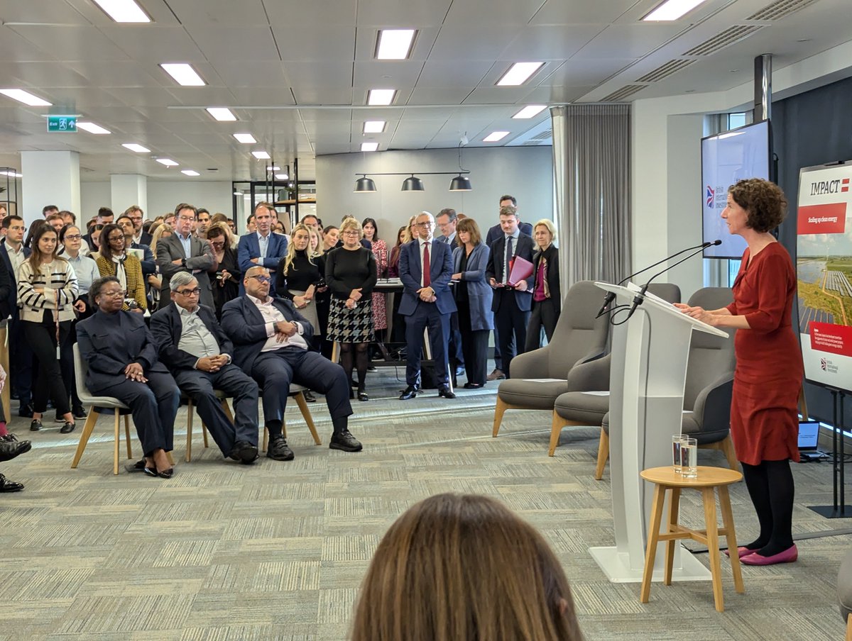 It was great to be joined by Minister Dodds this week who took the time to join us at our London office to hear about some of investments and the impact we are having. Minister Dodds also gave a speech to staff, where she spoke about the UK's approach to international
