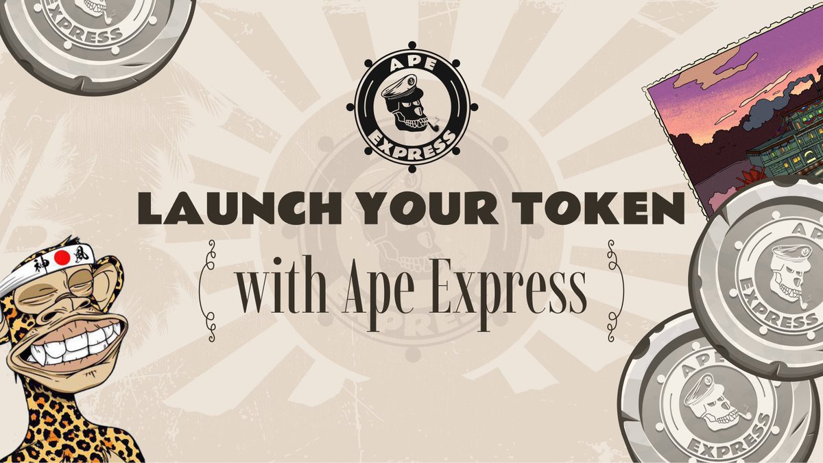 PETEX (@pe_t_ex) on Twitter photo Simplify your tokens creation with 𝗔𝗽𝗲 𝗘𝘅𝗽𝗿𝗲𝘀𝘀
If you've been having challenges with token launches <a href="/ape_express_/">Ape Express</a> has got you covered. 💯
This thread will take you through on how to seamlessly launch your tokens with Ape Express on #ApeChain Simplify your tokens creation with 𝗔𝗽𝗲 𝗘𝘅𝗽𝗿𝗲𝘀𝘀
If you've been having challenges with token launches <a href="/ape_express_/">Ape Express</a> has got you covered. 💯
This thread will take you through on how to seamlessly launch your tokens with Ape Express on #ApeChain