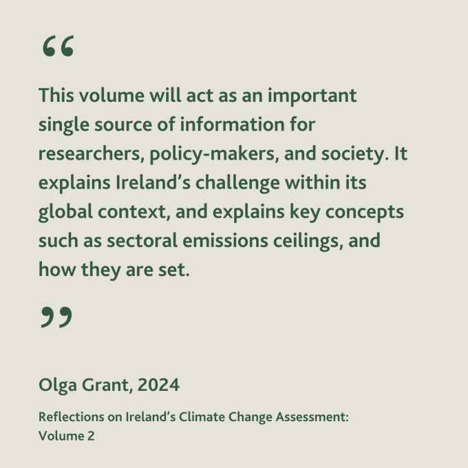 In the second blog response in this series, <a href="/olgamgrant/">...</a>
highlights the important consolidation of knowledge in Volume 2 of Ireland's Climate Change Assessment: ria.ie/blog/reflectio…

#ClimateChange #RIA
