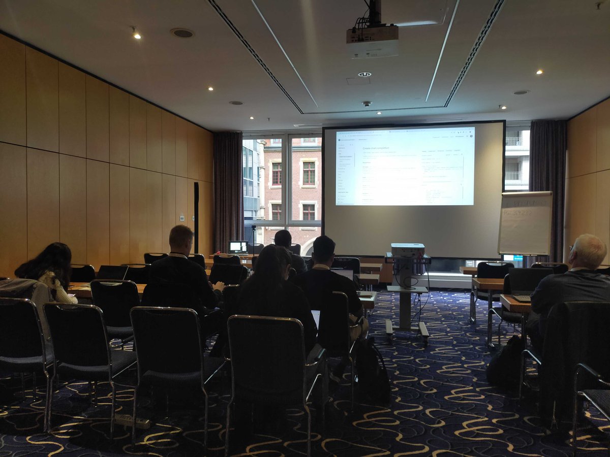 🤖 Rainer Stropek is leading a hands-on journey through OpenAI’s evolving #API capabilities! From #REST to #SDKs and #Azure integrations, participants are mastering the tools to build smarter solutions. Let’s unlock the full potential of Generative AI!