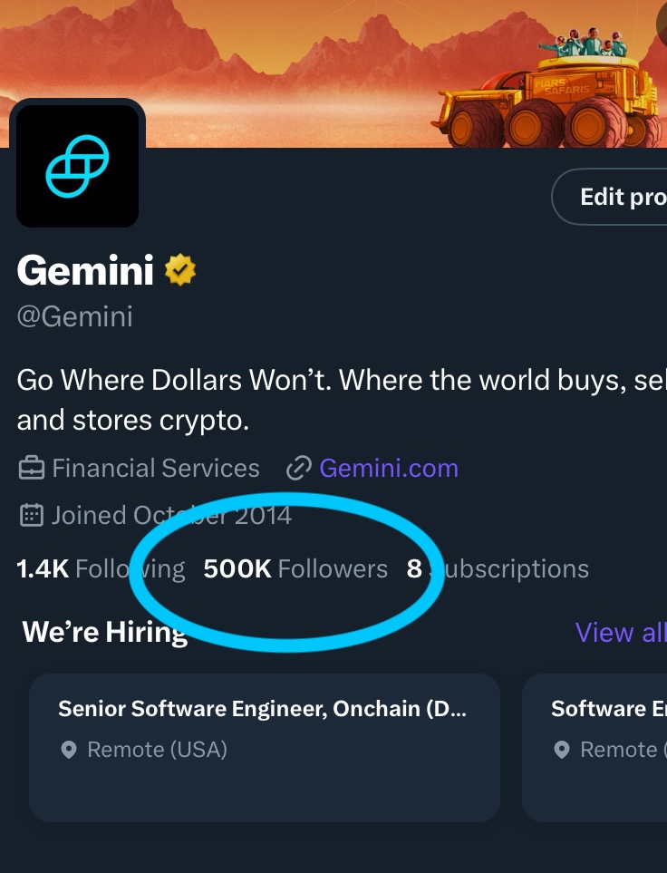 Gemini tweet media