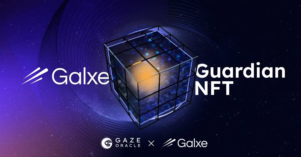 KirillFill3's tweet photo. Do you wanna «BECOME THE GUARDIAN»? Join to «Part 2: Bitcoin Oracle on Meta-protocol» quest on #Galxe by @Gaze_Network 🌌
ℹ️#GazeNetwork is a Bitcoin-based oracle system designed to unlock the programmability of Bitcoin by enabling secure and cost-effective DeFi applications. It leverages protocols like Babylon and Nubit to ensure data availability and low costs, while supporting a range of meta-protocols and execution layers.
✅Complete social tasks, join to their community and fill survey form with your btc address to secure your spot in exclusive raffles.
🔶1,000 USDT prize pool (50 winners, 20 USDT each)
🔶2 Guardian NFTs (raffled 2 weeks after public sale)
🔗Dive into the journey of discovering Guardian NFTs: https://t.co/J0g3wHbHdP
#GazeNetwork #BitcoinOracle #NFTs #GalxeQuest #Raffle