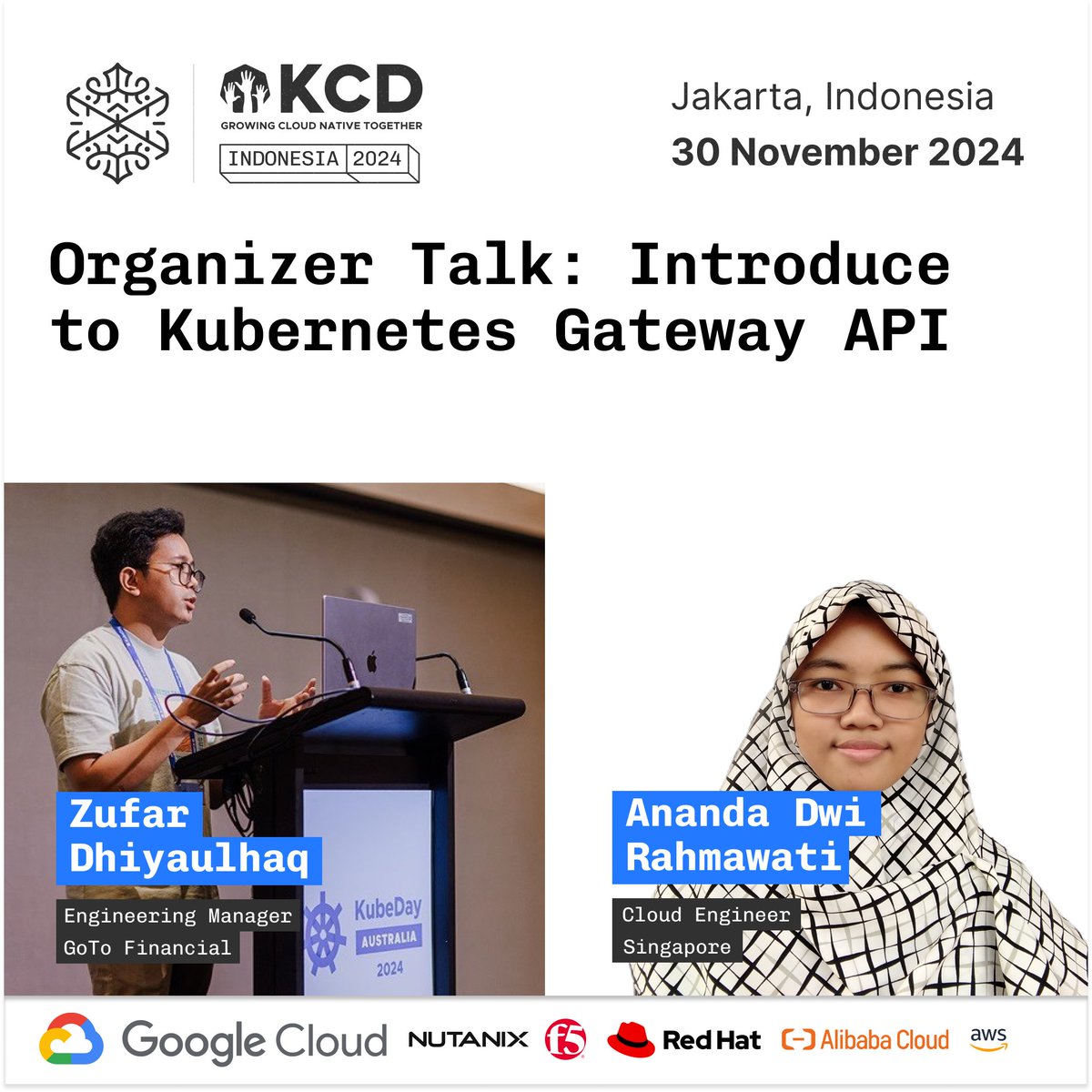 kubernetes_days's tweet image. Curious about modernizing your network? 🤔 Kubernetes Gateway API is the answer! 💡

our organizers @zufardhiyaulhaq and @misskecupbung will present about Kubernetes Gateway API in Kubernetes Community Days Indonesia 2024!