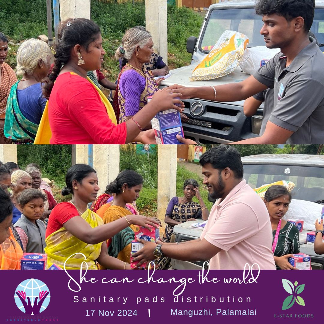 _tkct_'s tweet image. ✨ Empowering Women, Transforming Lives ✨

📍 Manguzhi &amp;amp; Perumpathy
On 17th Nov 2024, TKCT &amp;amp; E-Star Foods distributed 1,530 organic pads, empowering 200 women in 7 villages with hygiene awareness.

More than a drive—it’s a movement for health, dignity &amp;amp; change! 🌱💪