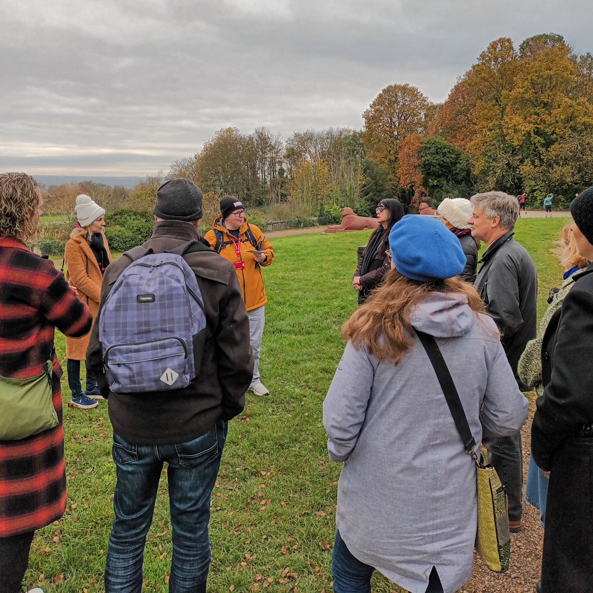 Thank you to everyone who joined us for the Secrets of the Sculptures walk - it was great to see your interest in the stories of the artworks in Crystal Palace Park and to enjoy the park in autumn. 
#CrystalPalacePark