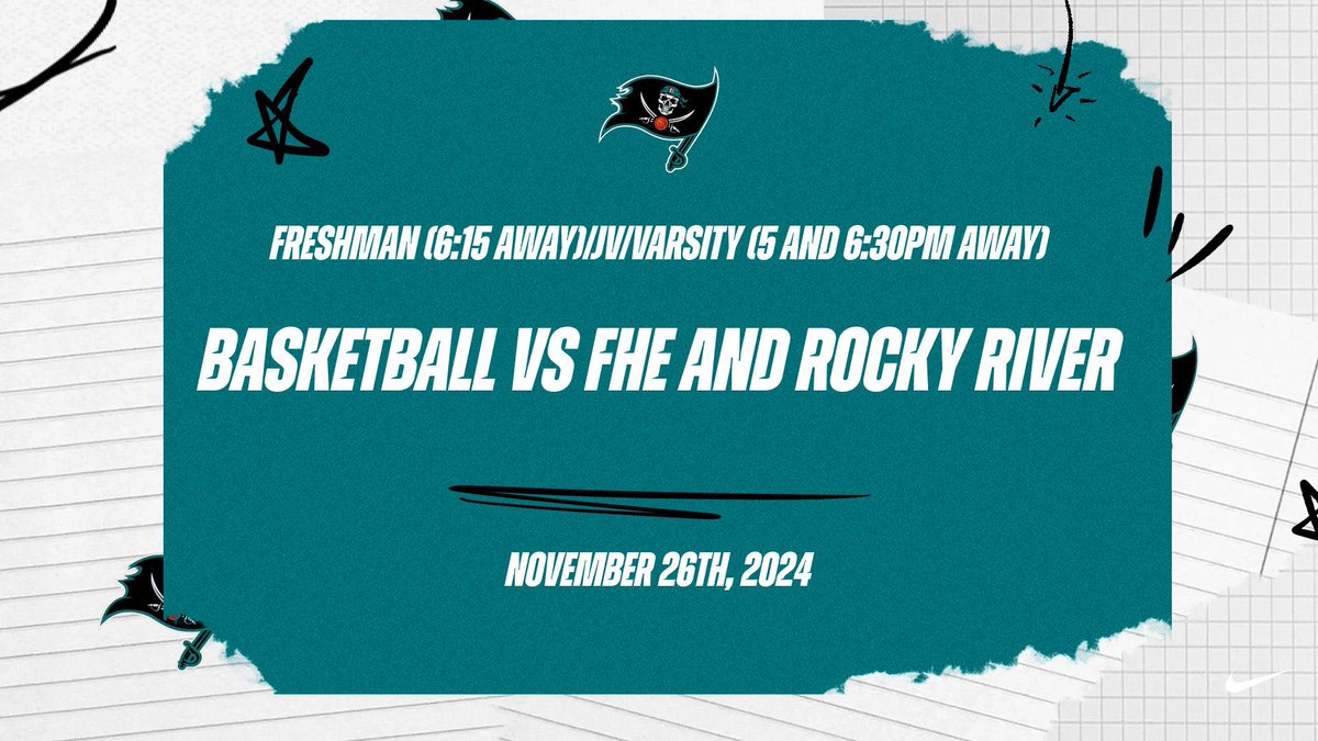 Freshman at Forsyth Home Educators JV at 6:15pm
JV/V at Rocky River at 5/6:30pm
#WeGotUs