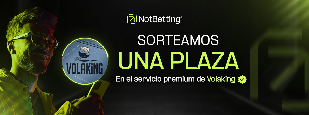 🎉 ¡Sorteo en Notbetting.com! 🎉

🎯 Gana una plaza con uno de nuestros mejores tipsters.

✅ Solo sigue estos pasos:
1️⃣ Sigue nuestra cuenta en Twitter 🐦
2️⃣ Dale me gusta ❤️
3️⃣ Haz RT 🔁

✈ Siguelo en Telegram:
t.me/volakingnotbet…

¡Participa ahora y asegura tu