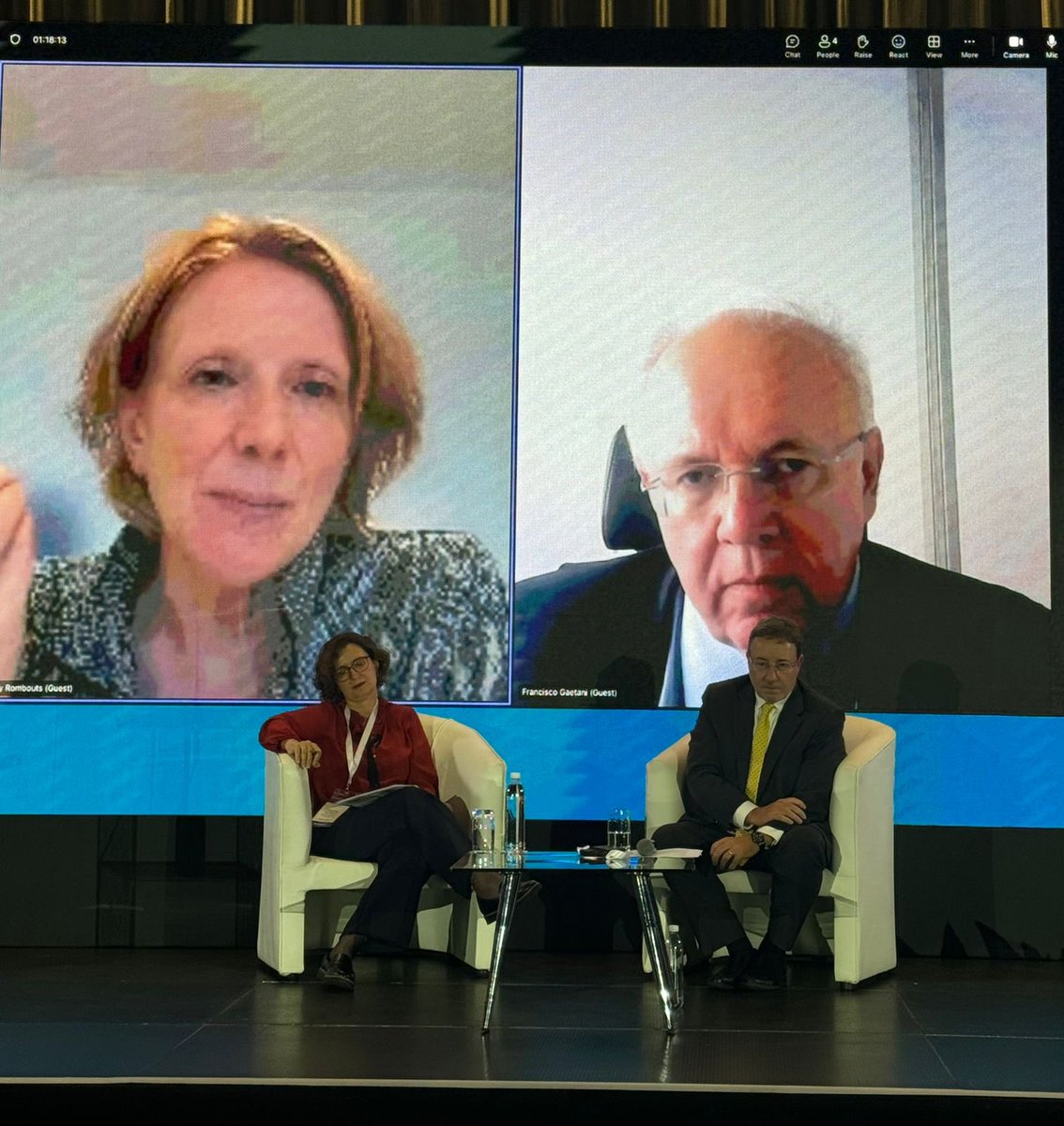 Brazil’s VM for Mgmt&amp;Innovation F. Gaetani &amp; Belgium DG for Devt H.Rombouts. “Brazil has been able to build institutions,shape ideas &amp; deliver solutions through a trusted partner as UNDP and yet keeps reinventing itself.”according to Dr Gaetani 
#UNDPDrivingTransformation