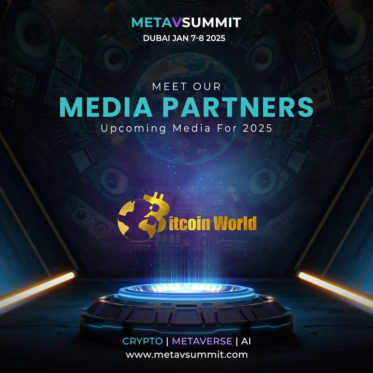 Excited for MetaVSummit Dubai, Jan 7-8, 2025! 

🚀 Dive into Web3, Crypto, and AI with global leaders. Proud to partner with <a href="/ItsBitcoinWorld/">BitcoinWorld Media</a> to explore the future of digital tech.

👉 Learn more: buff.ly/4g1KZrI

#MetaVSummit #Web3 #Crypto #Blockchain