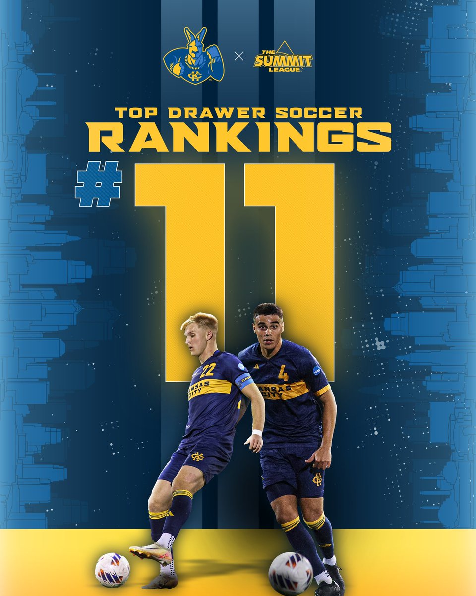 𝙏𝙧𝙚𝙣𝙙𝙞𝙣𝙜 📈
After qualifying for the Round of 16 for the first time in program history, we’re up to #11 in the most recent <a href="/TopDrawerSoccer/">TopDrawerSoccer</a> poll 👀
#ROOUP | #DeclareKC